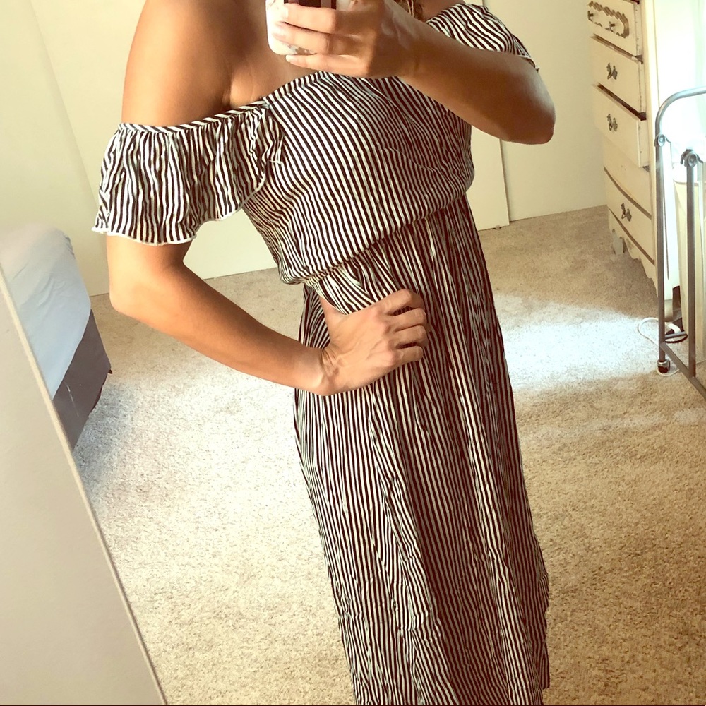 Amuse Society Off The Shoulder Dress